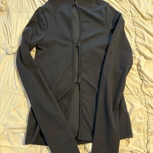 Joah Brown Cut Out Long Sleeve